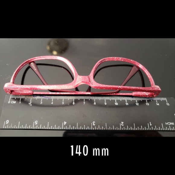 Vintage red speckled frame - Picture 6 of 6